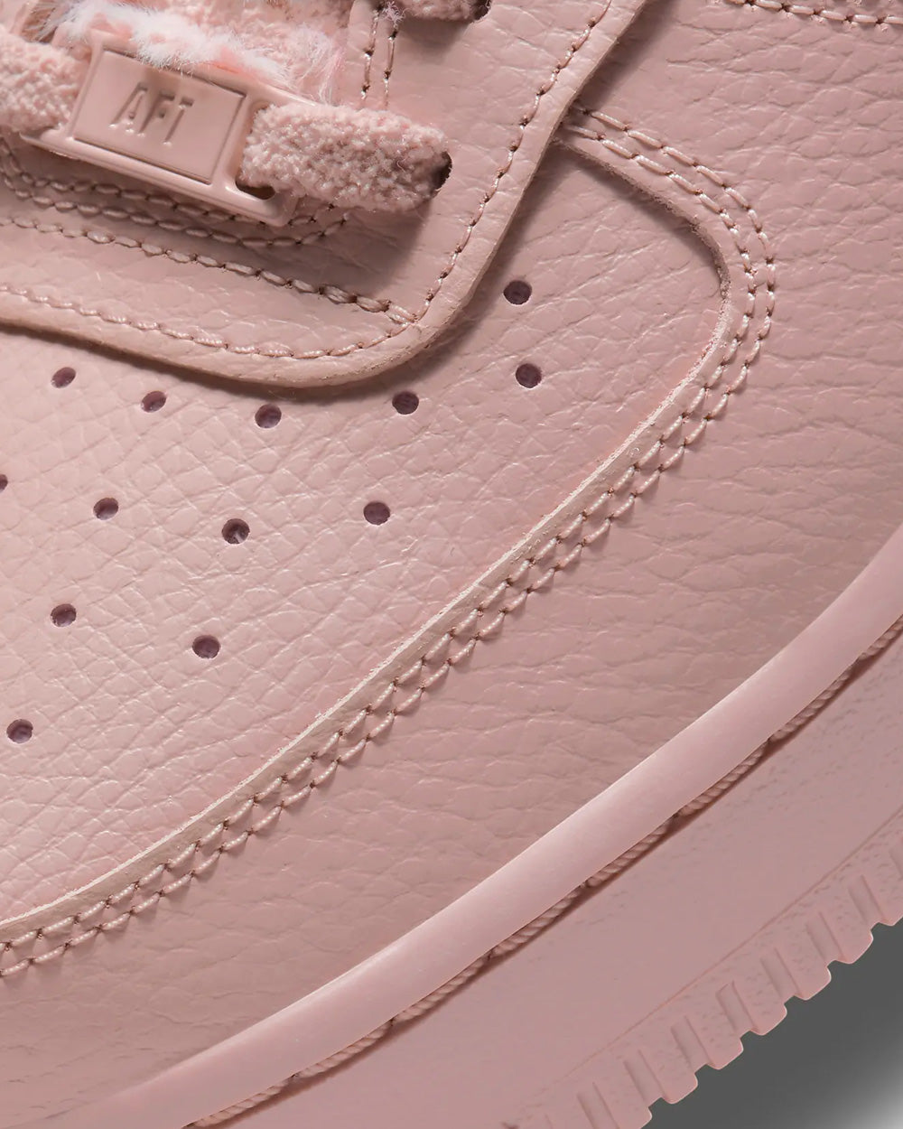Nike Air Force 1 07 Pink Oxford Cedar Metallic Silver Low Top Sneakers Sneak in Peace