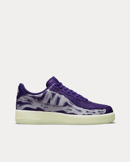 Nike Air Force 1 'Purple Skeleton' Low Top Sneakers - 1
