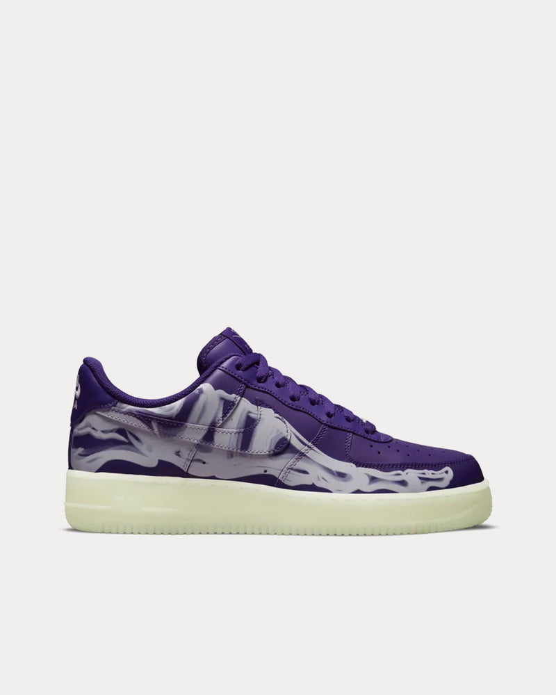 Nike Air Force 1 'Purple Skeleton' Low Top Sneakers - 1