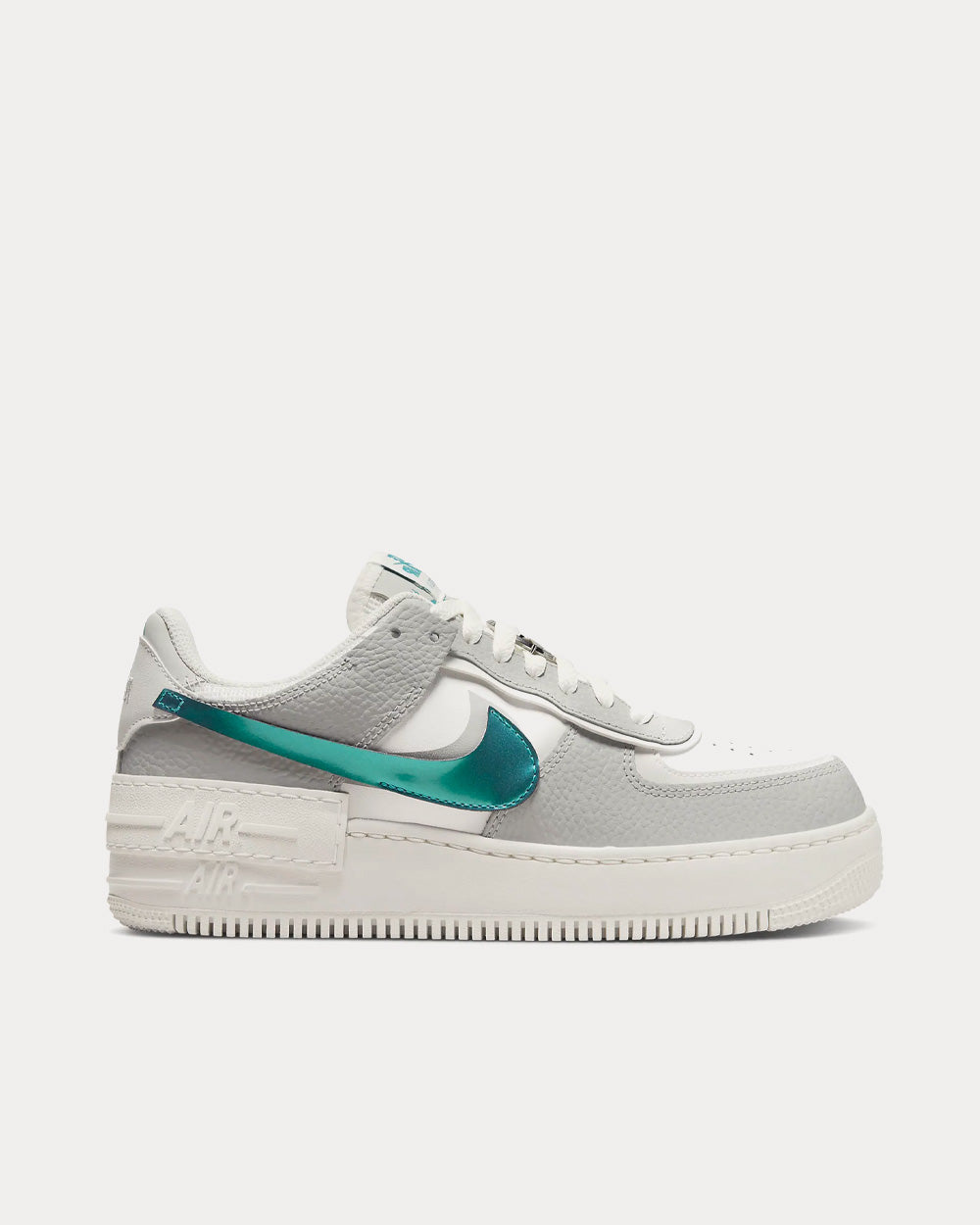 Nike Air Force 1 Shadow Summit White Grey Fog Bright Spruce