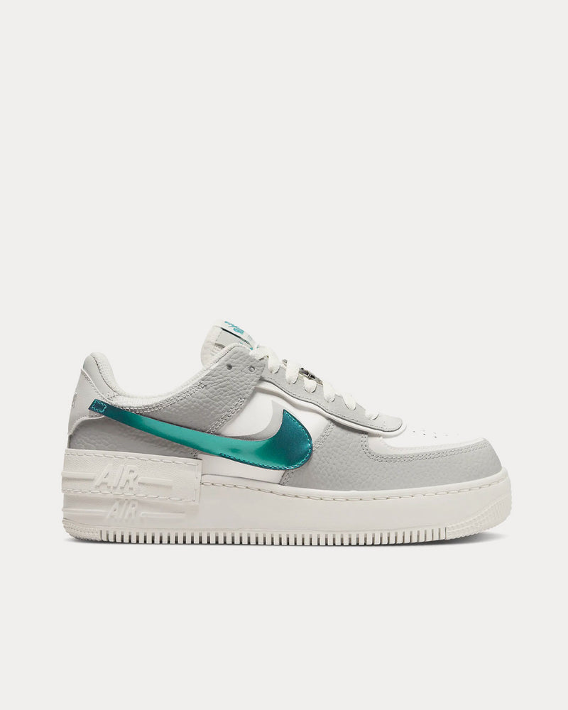 Nike Air Force 1 Shadow Summit White / Grey Fog / Bright Spruce / Summit White Low Top Sneakers - 1
