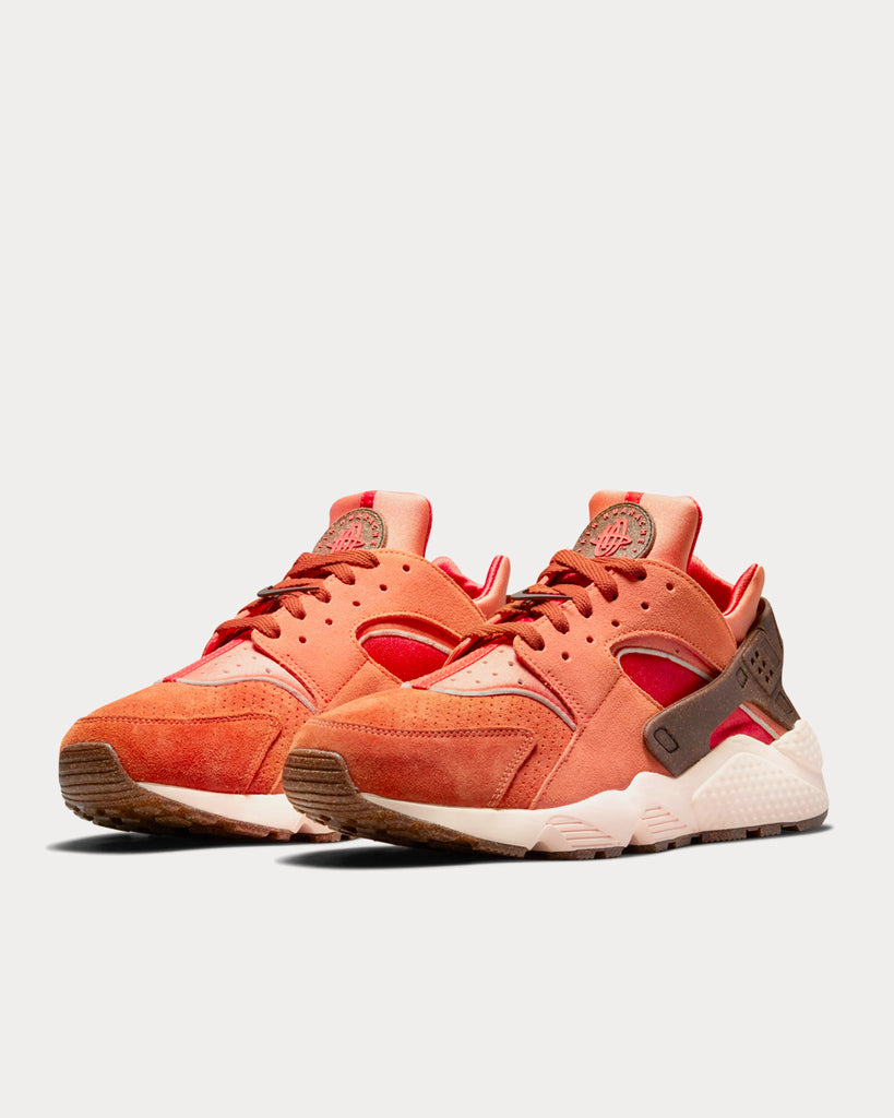 Nike huarache high top orange Clearance