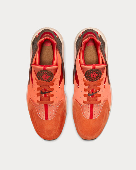 Nike Air Huarache Earthscape Orange / Red High Top Sneakers - 3