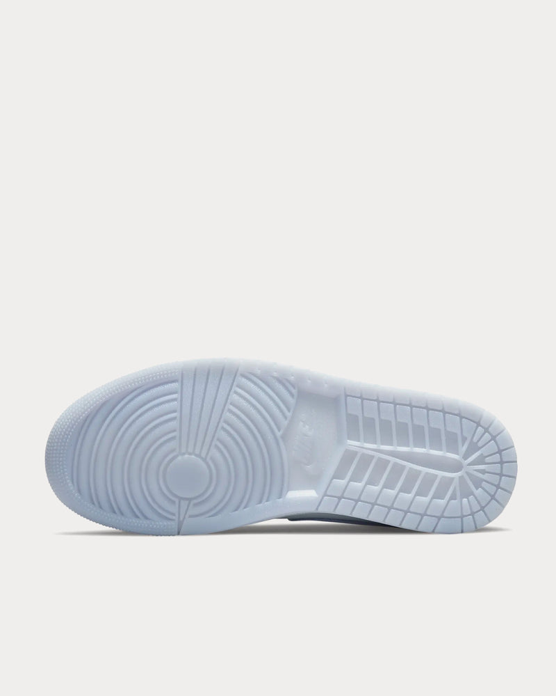 Jordan Air Jordan 1 Mid White / Aluminium / Wolf Grey High Top Sneakers - 5