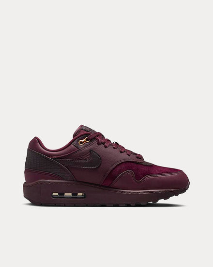 Nike Air Max 1 '87 Burgundy Crush / Burgundy Crush / Brown Basalt Low Top Sneakers - 1