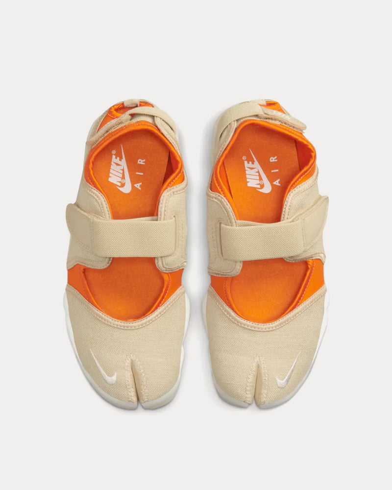 Nike Air Rift Magma Orange and Rattan Slip On Sneakers - 2