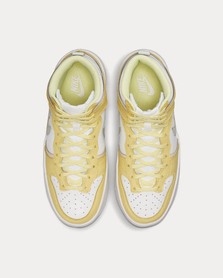 Nike Dunk High Up Summit White / Citron Tint / Coconut Milk / Photon Dust High Top Sneakers - 2