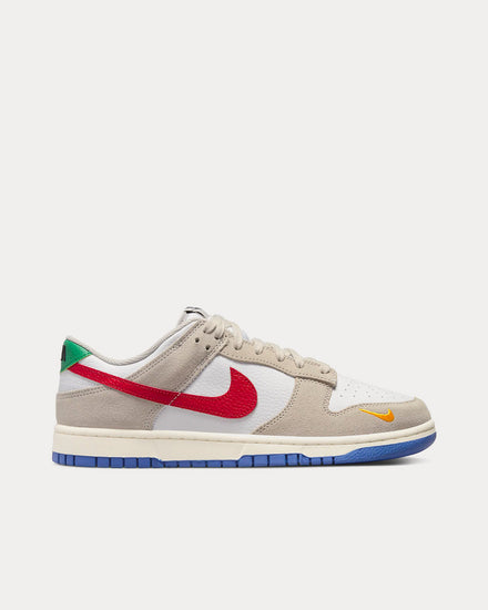Nike Dunk Low Light Iron Ore / White / Game Royal / University Red Low Top Sneakers - 1