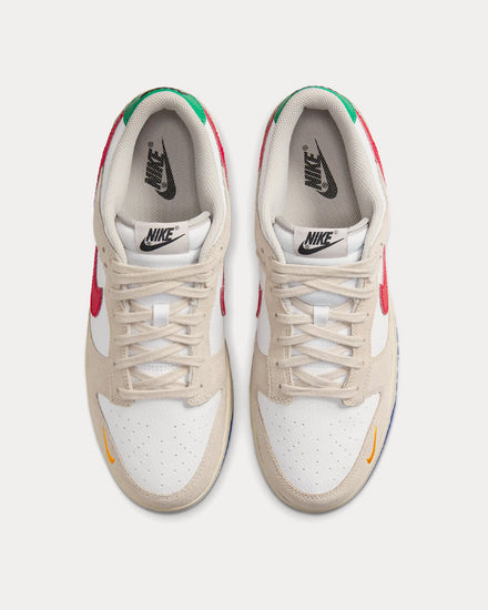 Nike Dunk Low Light Iron Ore / White / Game Royal / University Red Low Top Sneakers - 2