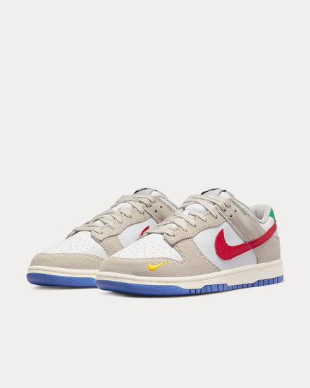 Nike Dunk Low Light Iron Ore / White / Game Royal / University Red Low Top Sneakers - 3
