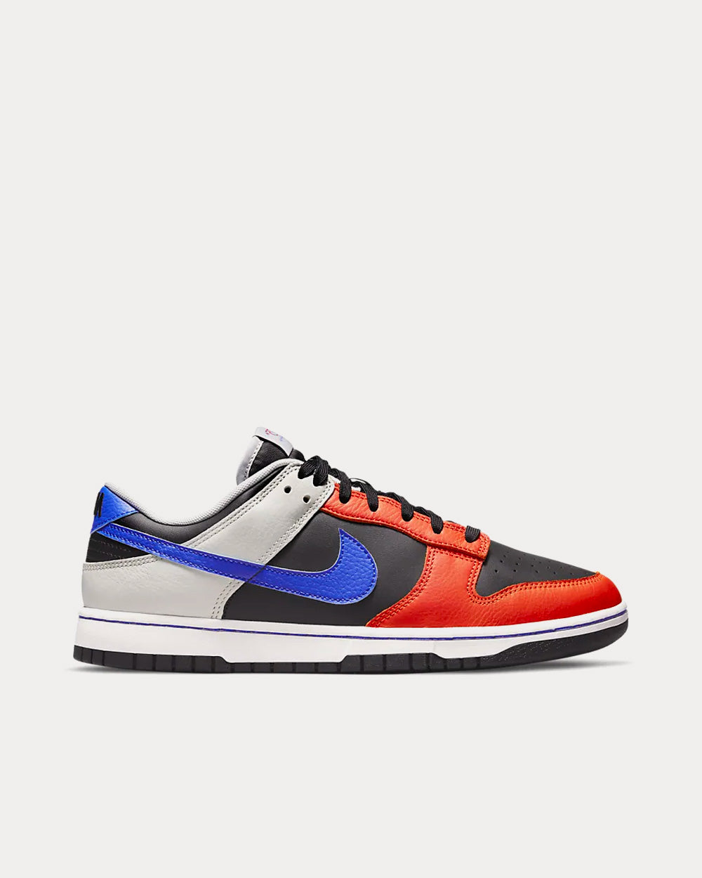 Nike Dunk Retro 'Diamond Anniversary' Black / Grey Fog / Orange Racer Blue Low Top Sneakers - Sneak Peace