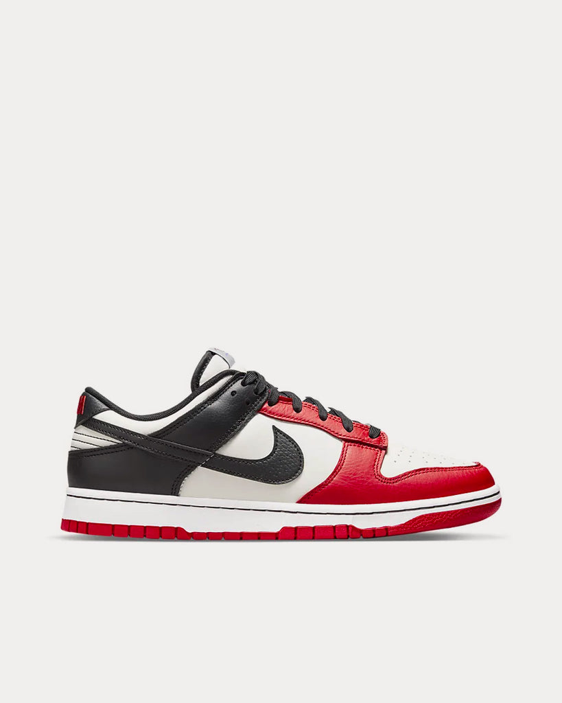 Nike dunk low black white red Clearance