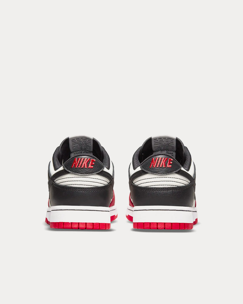 Nike Dunk Low Retro 'Diamond Anniversary' Sail / Black / Chile Red / Black Low Top Sneakers - 4