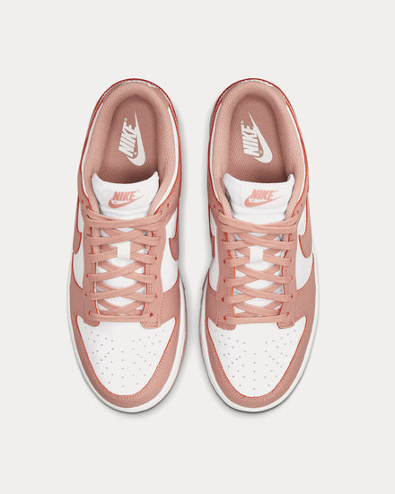 Nike Dunk Low White / Rose Whisper Low Top Sneakers - 2