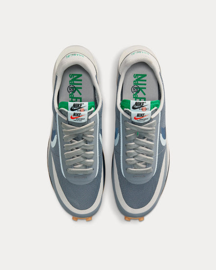 Nike x Sacai x CLOT LDWaffle Obsidian Grey Low Top Sneakers - 2