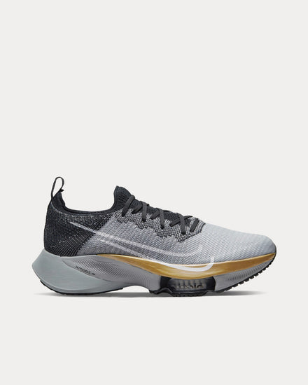 Nike Air Zoom Tempo NEXT% Black / Pure Platinum / Wolf Grey / White Running Shoes - 1