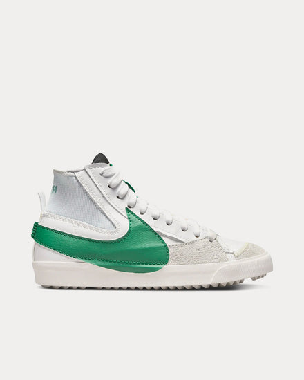Nike Blazer Mid '77 Jumbo Summit White / Blackened Blue / Citron Tint / Malachite High Top Sneakers - 1