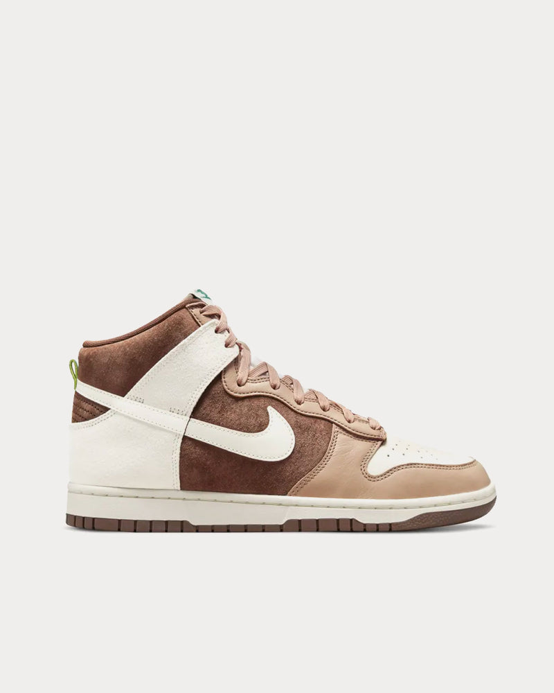 Nike Dunk High Retro Premium Light Chocolate High Top Sneakers - 1