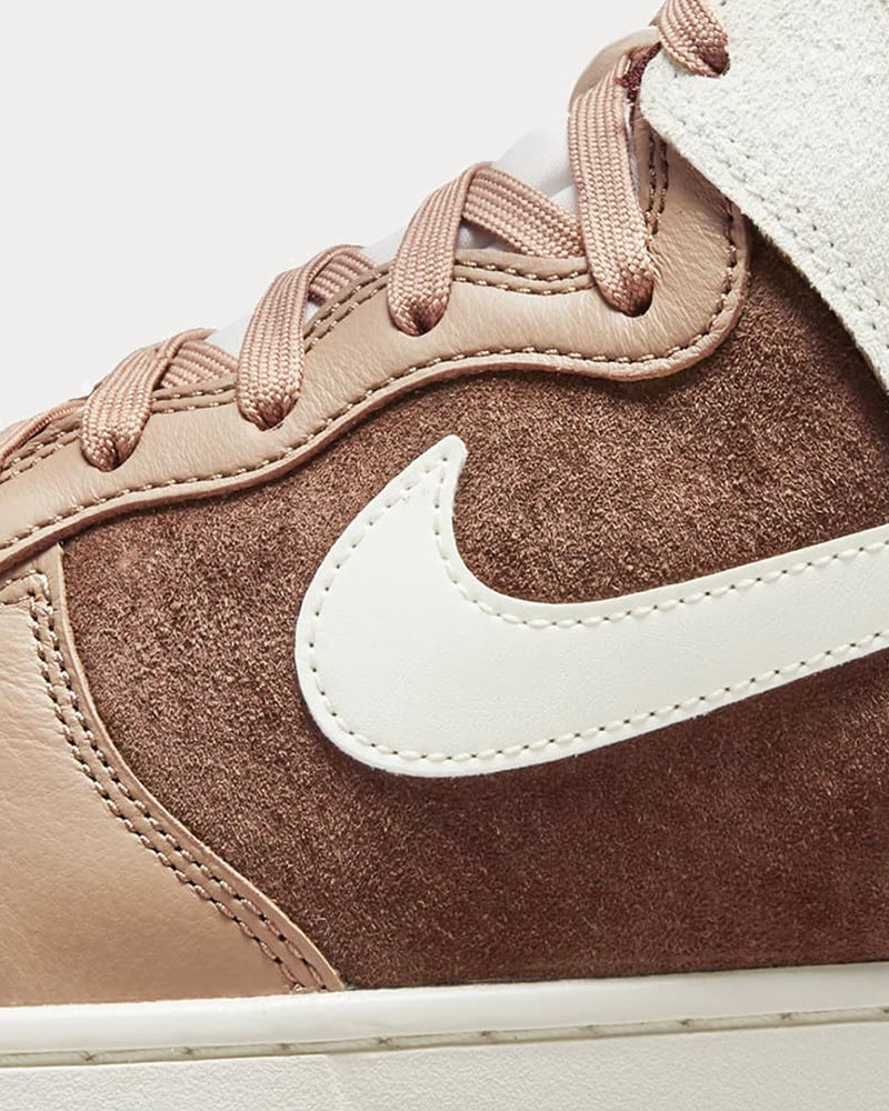 Nike Dunk High Retro Premium Light Chocolate High Top Sneakers - 6