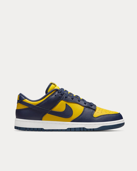 Nike Dunk Low Retro Varsity Maize / White / Total Orange / Midnight Navy Low Top Sneakers - 1
