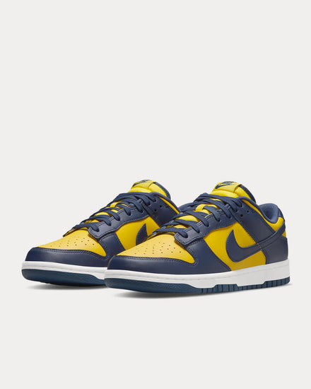Nike Dunk Low Retro Varsity Maize / White / Total Orange / Midnight Navy Low Top Sneakers - 3