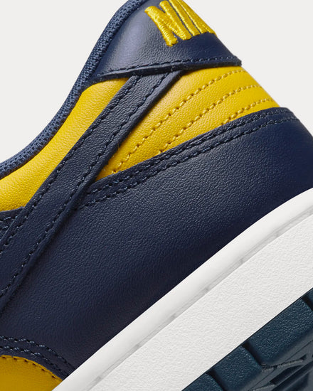 Nike Dunk Low Retro Varsity Maize / White / Total Orange / Midnight Navy Low Top Sneakers - 5