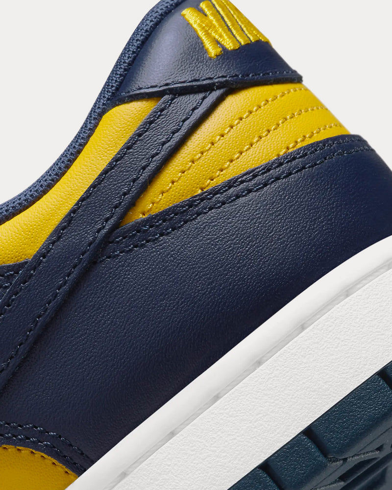 Nike Dunk Low Retro Varsity Maize / White / Total Orange / Midnight Navy Low Top Sneakers - 5