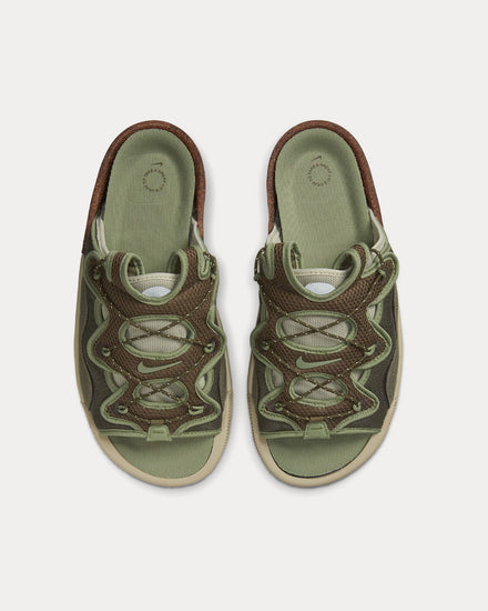 Nike Offline 2.0 Medium Olive / Light Stone / Summit White / Oil Green Slip Ons - 2