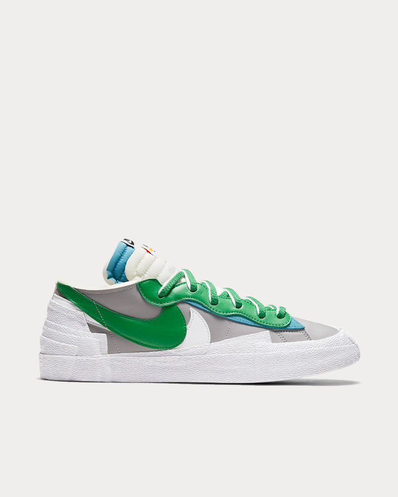 Nike x Sacai Blazer Low Medium Grey / Classic Green Low Top Sneakers - 1