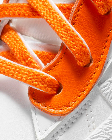 Nike x Sacai Blazer Low White / Magma Orange Low Top Sneakers - 4