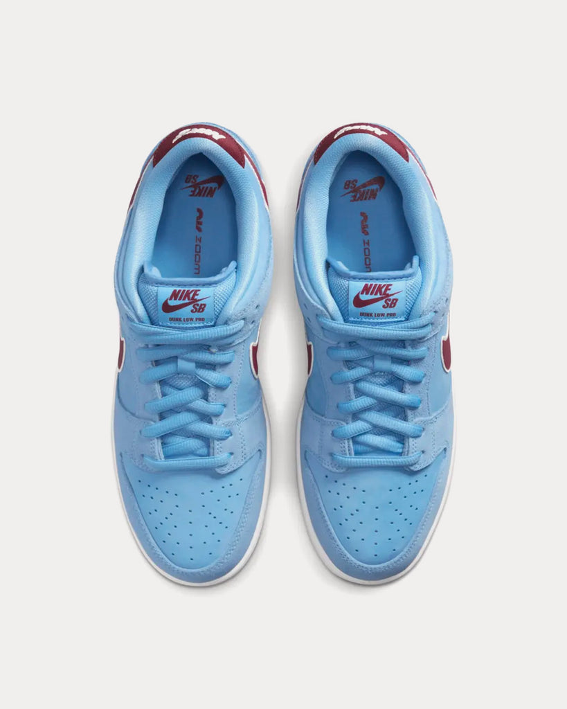 Nike SB Dunk Low 'Valour Blue and Team Maroon' Low Top Sneakers