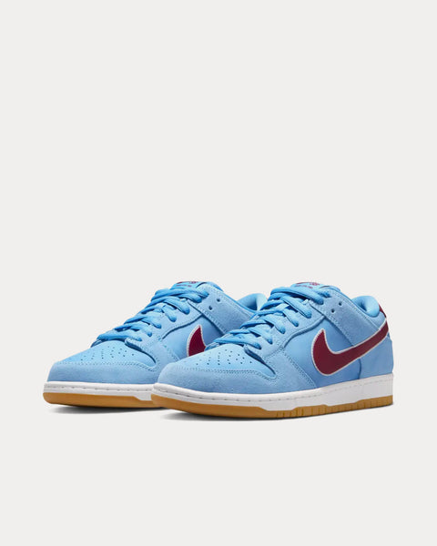 Nike SB Dunk Low 'Valour Blue and Maroon' Low Top Sneakers - Sneak in Peace