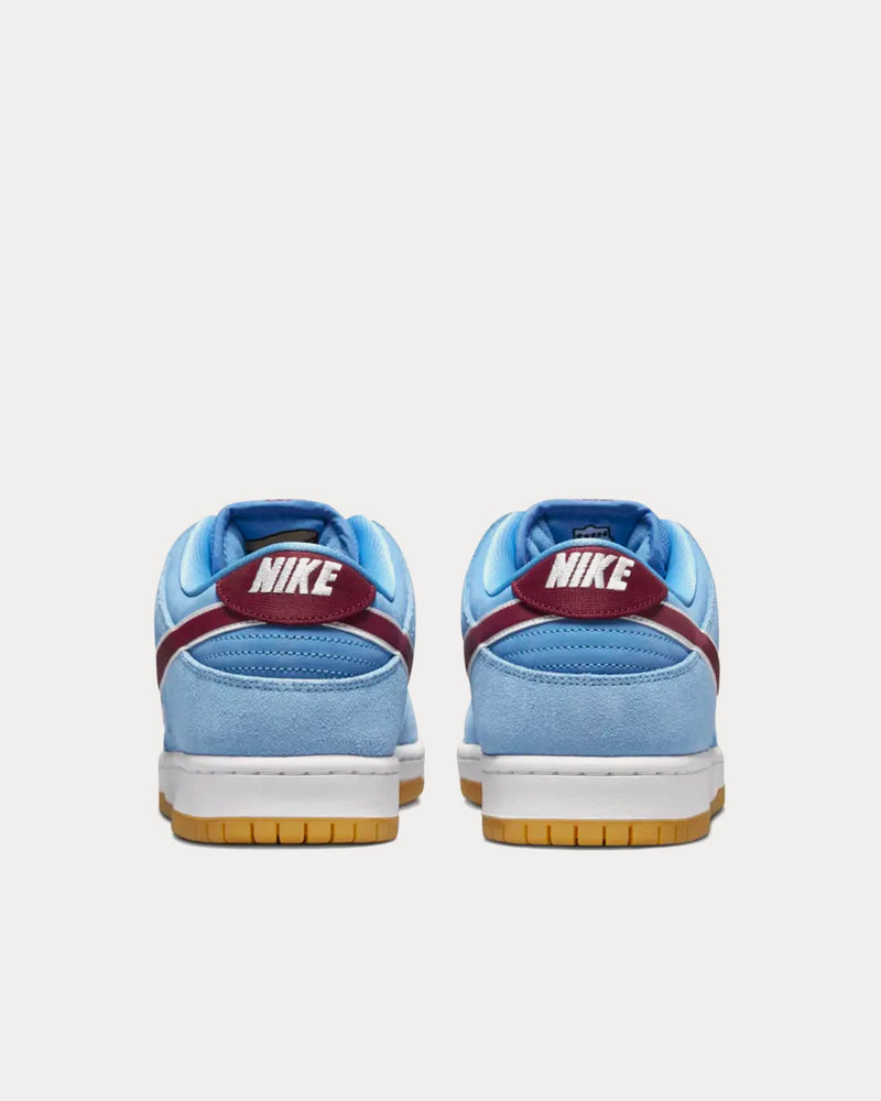 Nike Men's SB Dunk Low 'Valour Blue and Team Maroon' Low Top