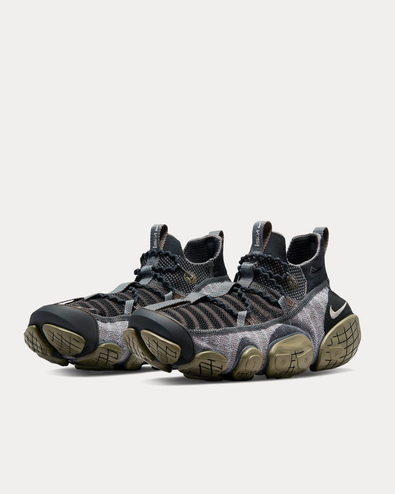 Nike ISPA Link Black / Enigma Stone / Medium Olive Running Shoes - 3