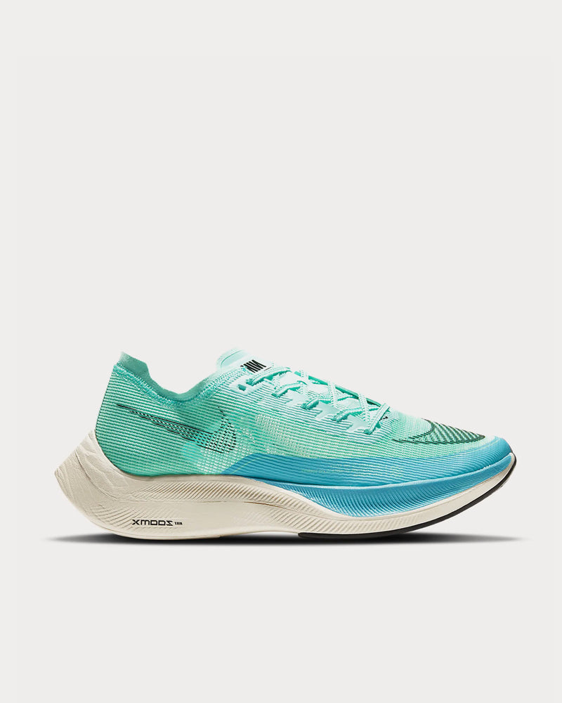 Nike ZoomX Vaporfly Next% 2 Aurora Green, Chlorine Blue, Pale Ivory, Black Running Shoes - 1