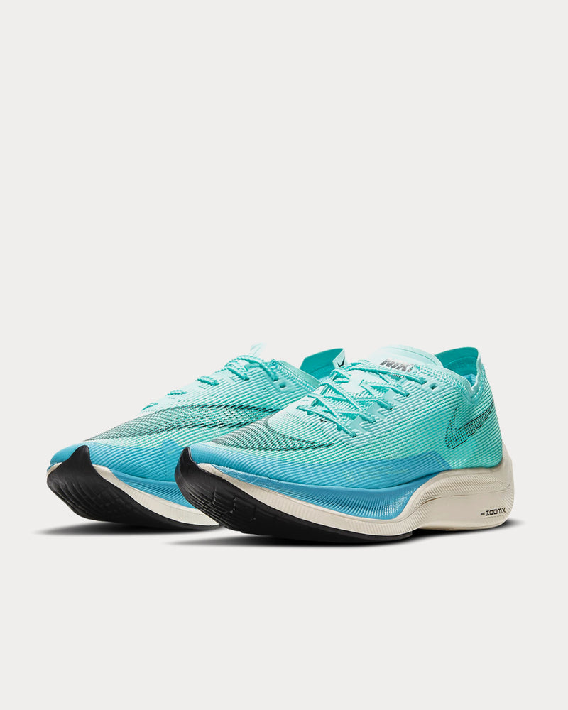 Nike ZoomX Vaporfly Next% 2 Aurora Green, Chlorine Blue, Pale Ivory, Black Running Shoes - 2