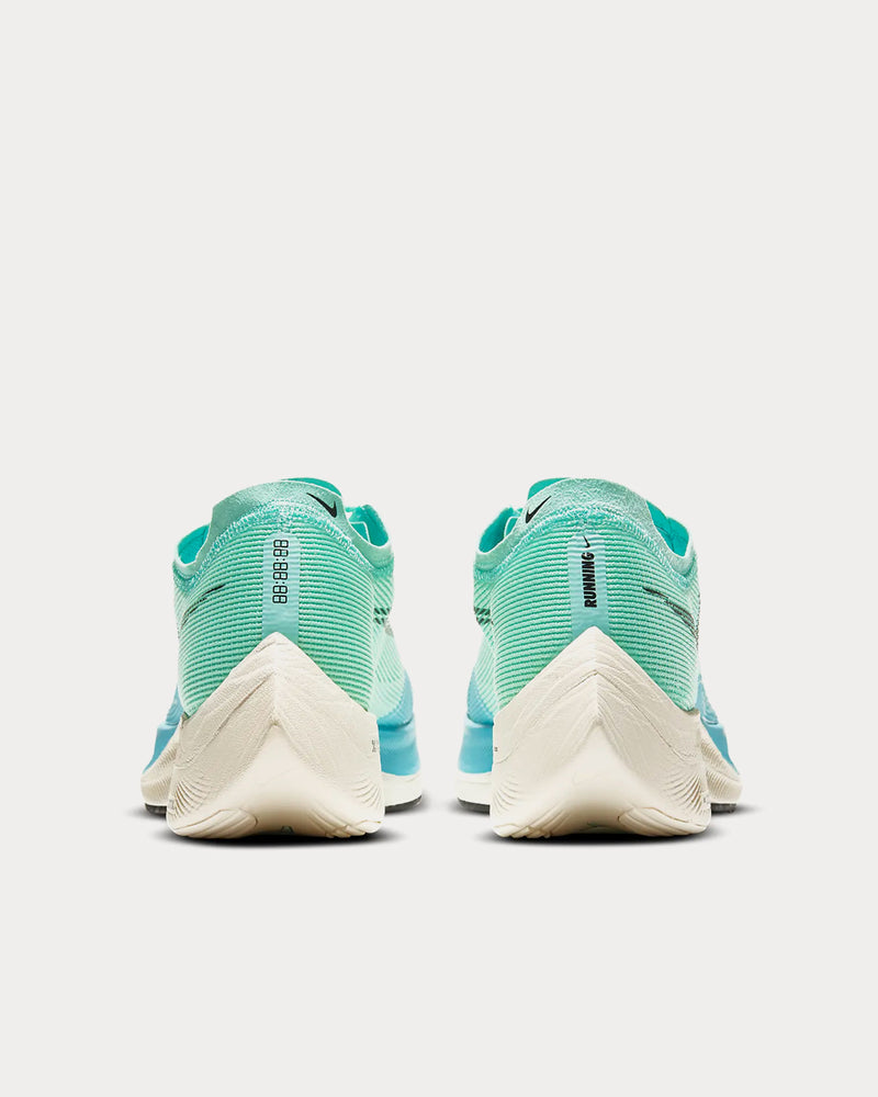 Nike ZoomX Vaporfly Next% 2 Aurora Green, Chlorine Blue, Pale Ivory, Black Running Shoes - 4