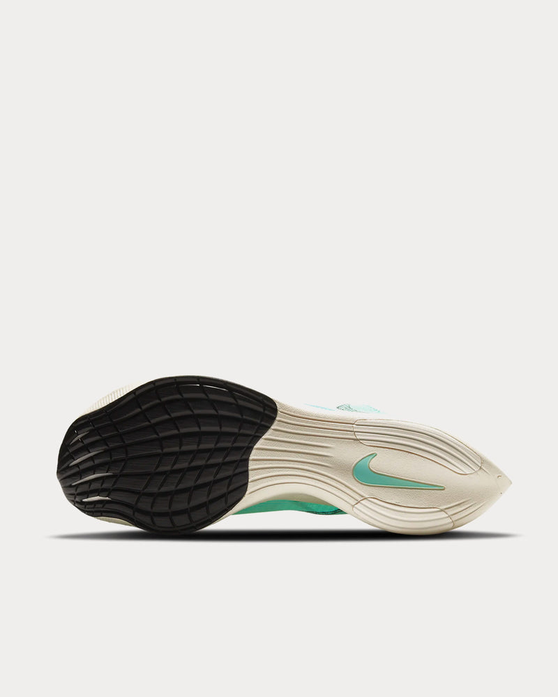 Nike ZoomX Vaporfly Next% 2 Aurora Green, Chlorine Blue, Pale Ivory, Black Running Shoes - 5
