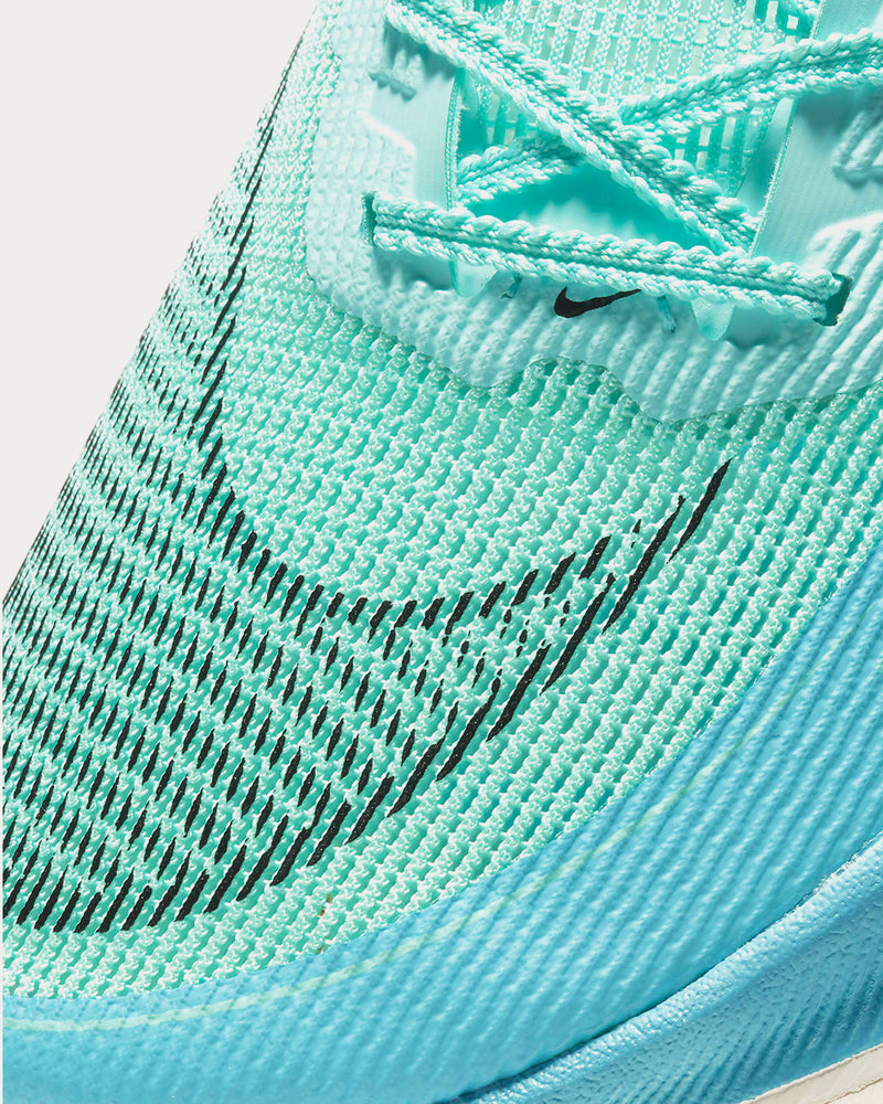 Nike ZoomX Vaporfly Next% 2 Aurora Green, Chlorine Blue, Pale Ivory, Black Running Shoes - 6