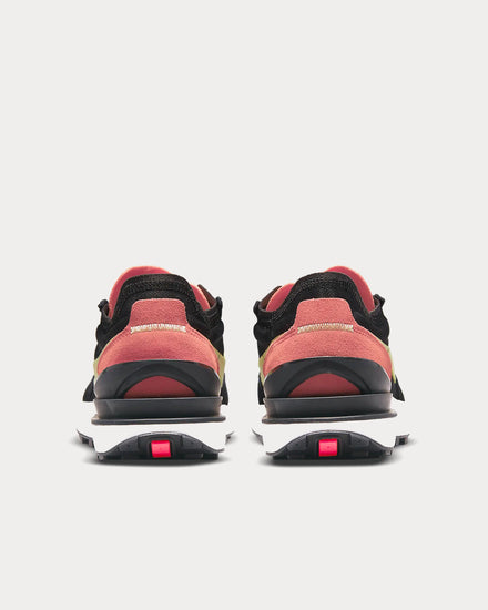 Nike Waffle One Black / Magic Ember / Crimson Bliss / Lime Ice Low Top Sneakers - 4