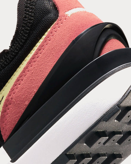 Nike Waffle One Black / Magic Ember / Crimson Bliss / Lime Ice Low Top Sneakers - 5