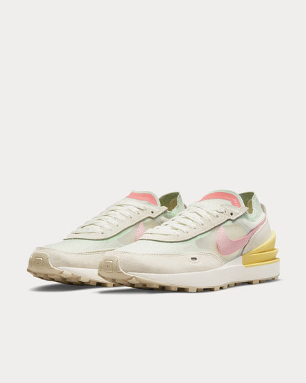 Nike Waffle One Seafoam / Sea Glass / Saturn Gold / Pink Glaze Low Top Sneakers - 2