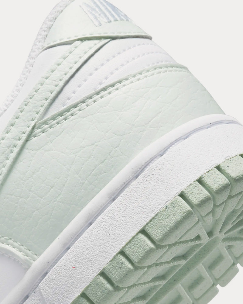 Nike Dunk Low Next Nature White / Barely Green Low Top Sneakers - 6