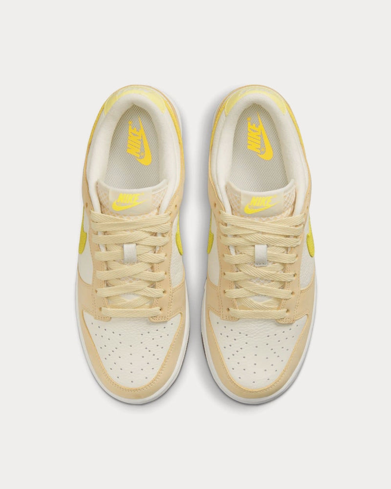 Nike Dunk Low Gel Lemon Drop / Opti Yellow / Sail Zitron Low Top Sneakers - 3