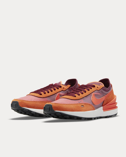Nike Waffle One Dark Beetroot / Sport Spice / Black / Orange - 3