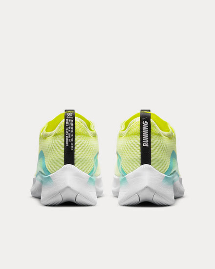Nike Zoom Fly 4 Barely Volt / Dynamic Turquoise / Volt / Black Running Shoes - 4