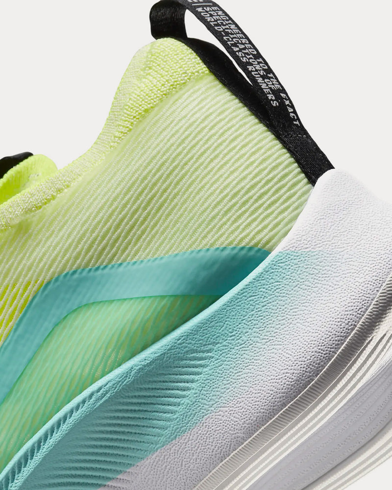 Nike Zoom Fly 4 Barely Volt / Dynamic Turquoise / Volt / Black Running Shoes - 6