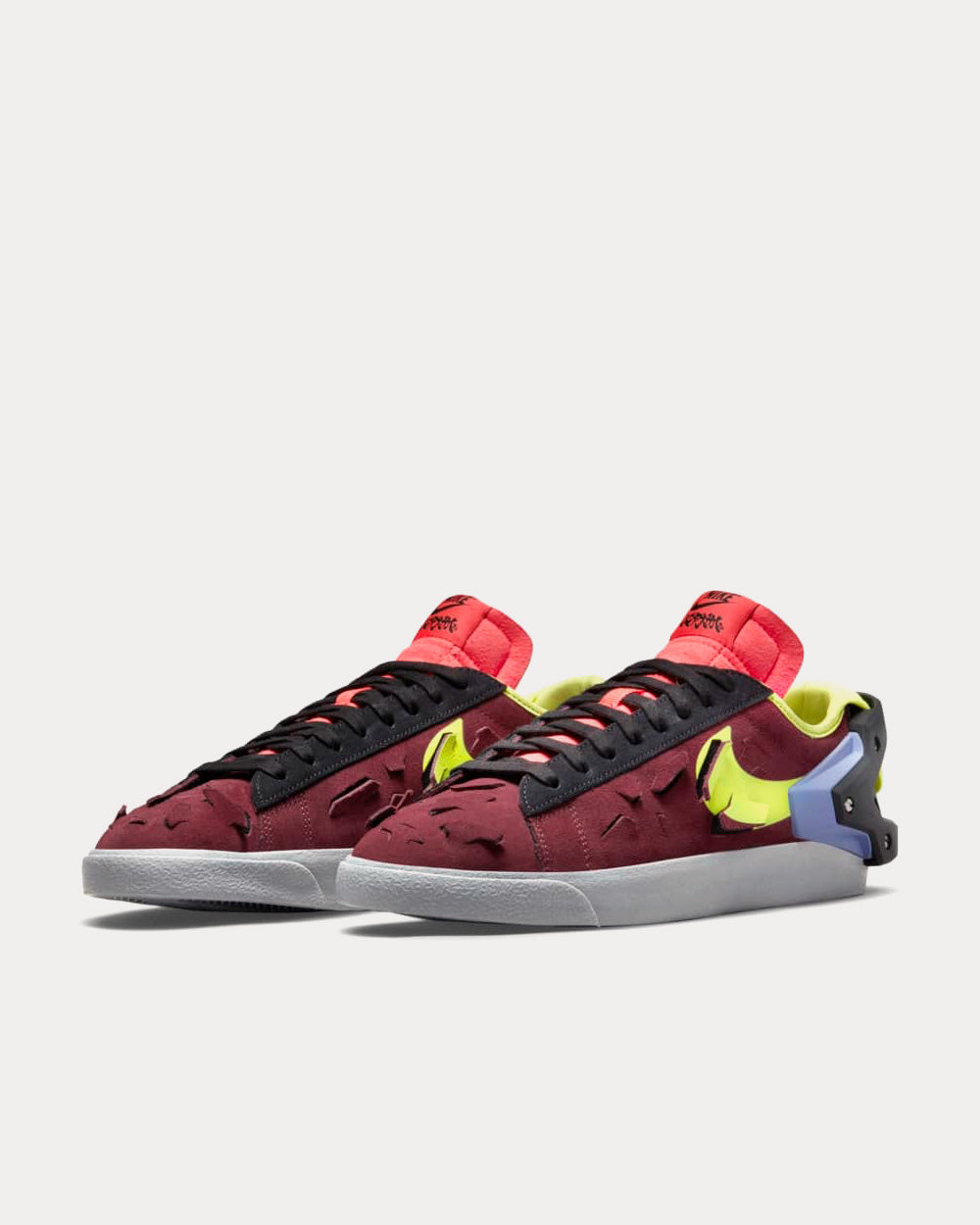 Nike x ACRONYM ® - Blazer Low Night Maroon Low Top Sneakers