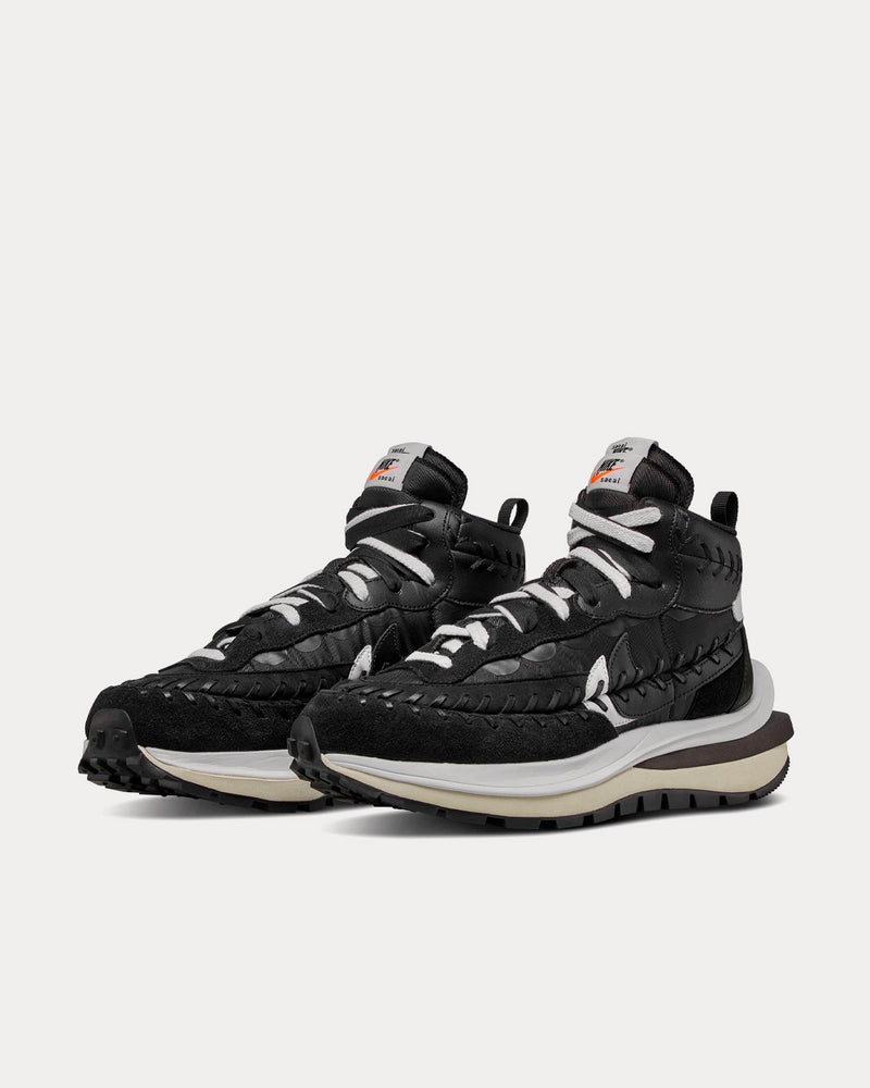 Nike x Sacai x Jean Paul Gaultier LDVaporwaffle Mix Black / White High Top Sneakers - 3
