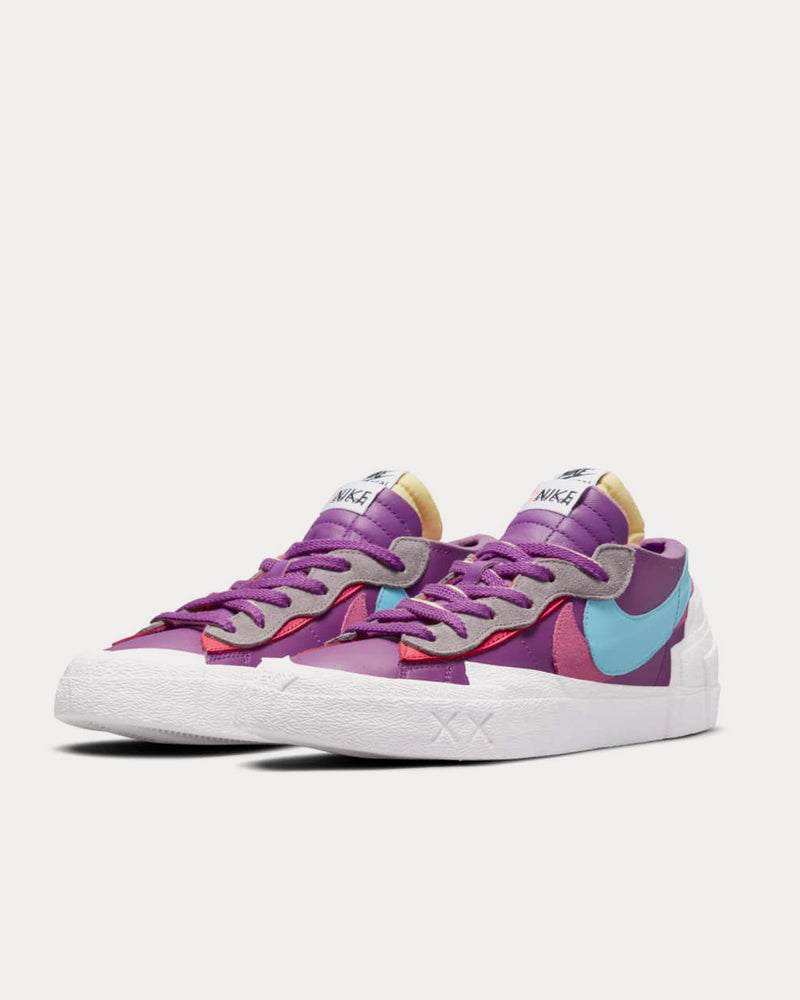 Nike x Sacai x KAWS Blazer Low Purple Dusk Low Top Sneakers - 3